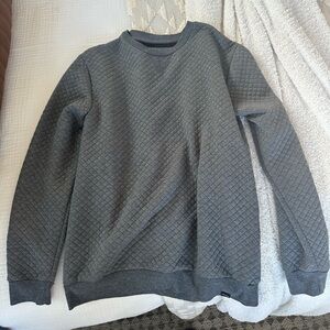 Grey waffle sweater pull over from Pull & Bear